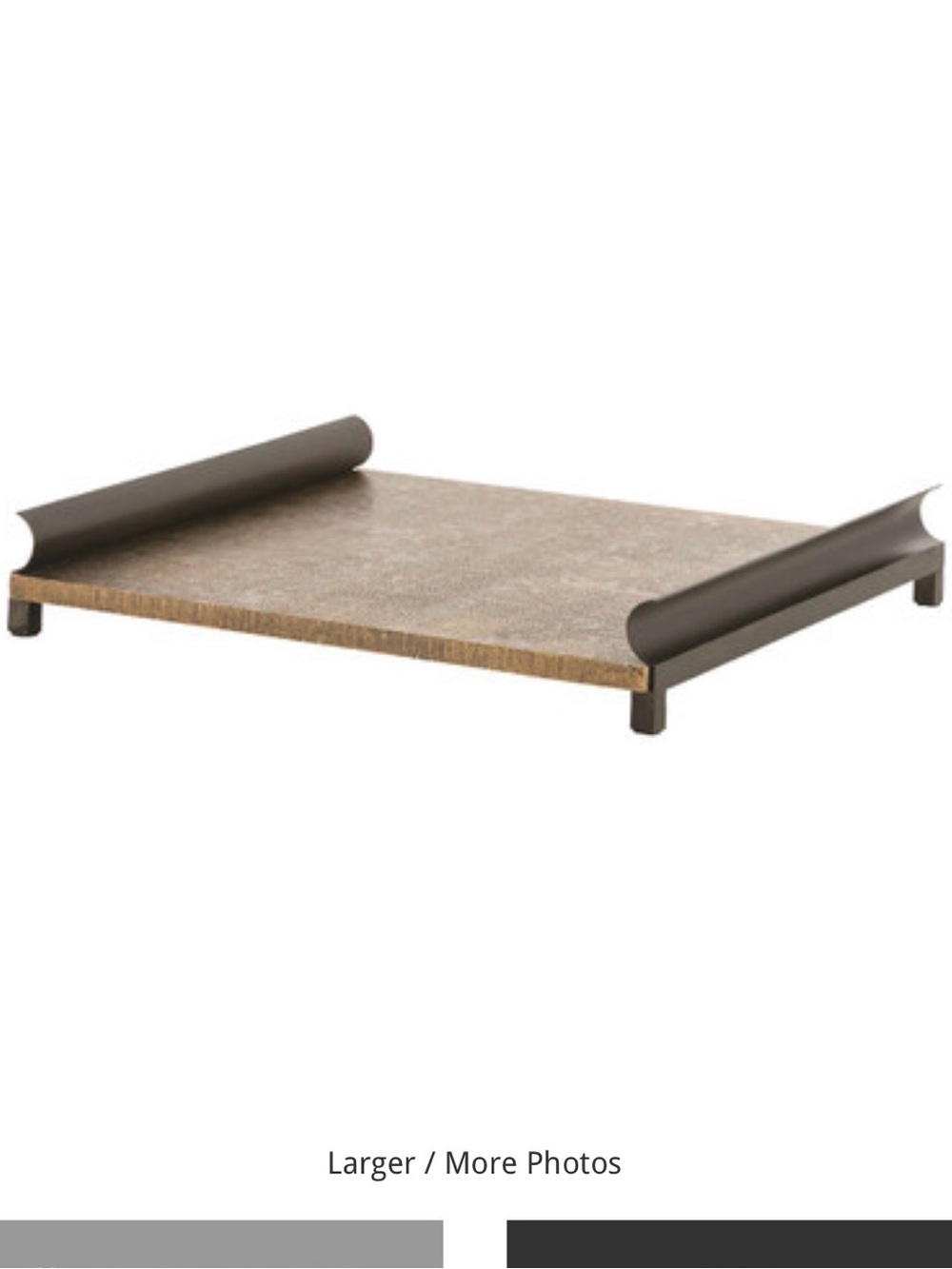 ARTERIORS Osborne Tray in Brown and Dark Bronze